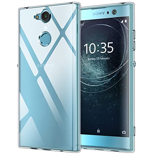 ivoler Clara Funda para Sony Xperia XA2, Carcasa Protectora Anti-Choques y Anti-Arañazos Transparente Flexible Suave TPU Silicona Caso Delgada Anti-Golpes Case Cover