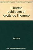 pierre yves lebreton point p  Libertés publiques et droits de l\'homme