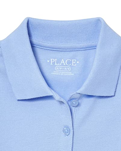 The Children's Place Girls' Uniform Long Sleeve Pique Polo2
