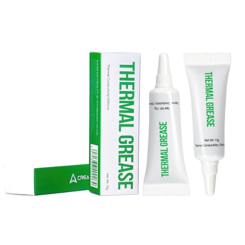 Creality Lot de 2 pâtes thermiques officielles 10 g pour imprimante 3D, forte conductivité thermique, isolation et pas de corrosion, sûr et respectueux de l'environnement, résistance aux hautes et