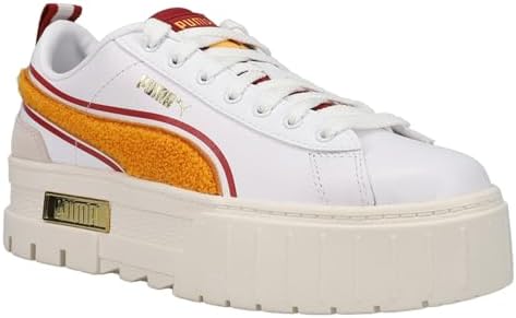 PUMA Womens Mayze New Heritage Logo Platform Sneakers Shoes Casual -  Orange, Red, White, Orange, Red, White : Amazon.nl: Fashion