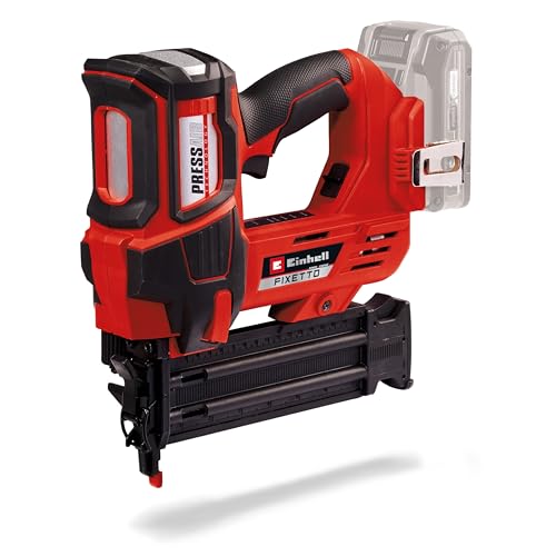 Einhell Chiodatrice a batteria FIXETTO 18/50 N Power X-Change (18 V, 60 colpi/min, mass. 50 mm di lungh. del chiodo, regol. profondità, colpo singolo/serie di colpi, incl. 500 chiodi, senza batteria)