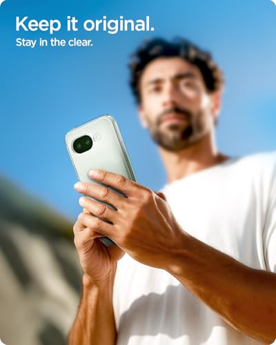 Image of Spigen for Google Pixel 10a (2026) Case, Ultra Hybrid, Transparent Clear Cover (No Magnet Ring) (TPU+Poly Carbonate) - Crystal Clear