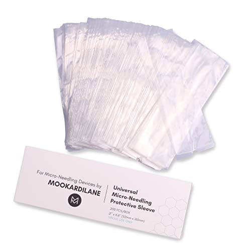 MOOKARDILANE Derma Care Pen Covers Sleeves Tattoo Pen Covers 200pcs Disposable Clear Microneedling Pen Protective Bag Cartridge Sleeves Filter Tattoo Handles Sleeves Filter Pen Type Bag