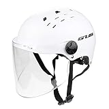 schuberth kinder schutzhelm ★ Verbreiterte Schutzbrille: Die Schutzbrille verwendet hochauflösende Linsen mit hoher Festigkeit. Erweitert, es hat mehr Platz, Sie können Myopie-Brille tragen, bevor Sie es tragen.