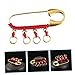 2pcs Brooch Nappy Fix Pin Safety Pin Baby Nappy Pin Multi-function Baby Pin Newborn Nappy Pin Portable Diaper Pin Safe Locking Closures Pin Baby Clothes Pin Baby Supplies