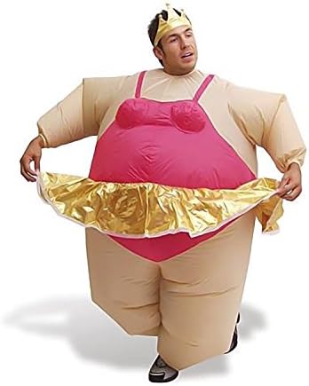 AirSuits Inflatable Ballerina Fat Suit, Blow Up Fancy Dress Costume