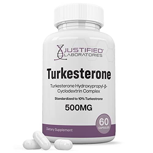 Turkesterone 500mg 10% Standardized Naturally Increase Stamina Endurance Strength 60 Capsules