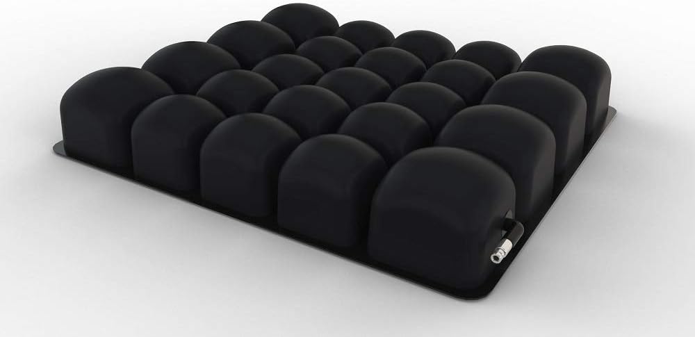 ROHO MOSAIC Cushion Comfortable Inflatable Seat Cushion for Office Chair Wheelchair Cars Home Living and Back Pain Support Adjustable Cushions with Waterproof Heavy Duty Cover 18inch x 16inch