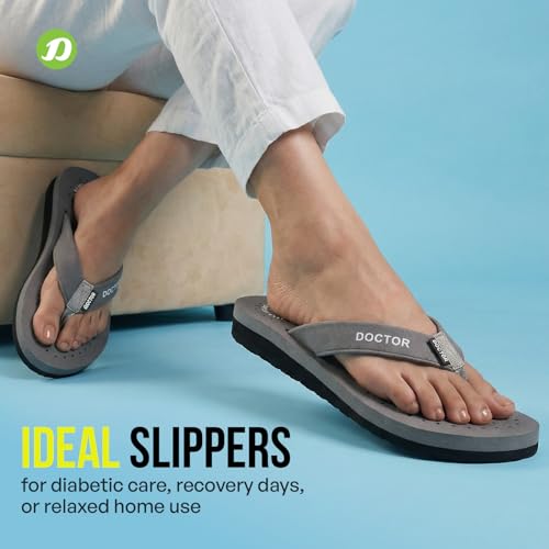 Image of DOCTOR EXTRA SOFT Women's Ortho Care Orthopaedic and Diabetic Feel Good Super Comfort Dr Sliders /Flip-flops /House Slippers [OR-D-16]