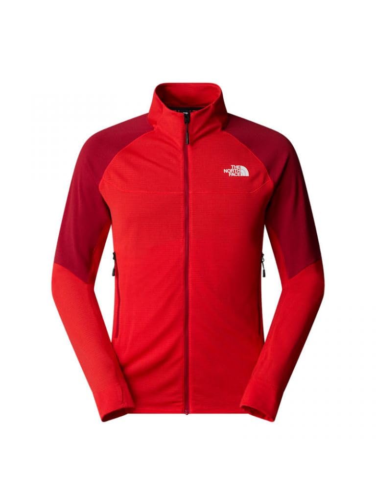 The North Face Men's Bolt Polartec Jacket, High Risk Red/Garnet Re, XL