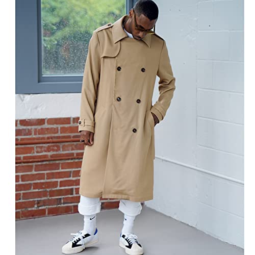 Patron de couture Simplicity S9389 trench homme élégant pour la ville et les sorties - 8