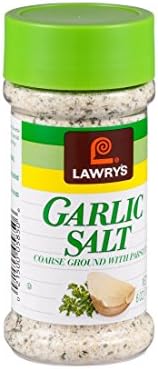 Lawrys Garlic Salt - 6 oz. jar, 12 per case