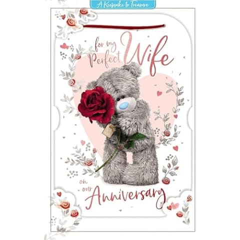 Me To You Tatty Teddy Anniversary Card Cover