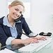 Ornin T112 Trimline Corded Telephone with Caller ID(Black)