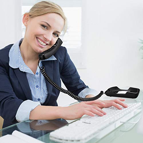 Ornin T112 Trimline Corded Telephone with Caller ID (Black) - Thumbnail 5