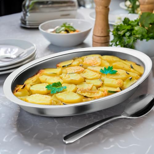 Platerie Plain 6 Oval Gratin Dishes 30.5 x 18.5 cm - Image 2