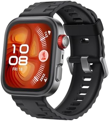 （11:00時点） HUAWEI WATCH FIT 4 Pro スマートウォッチ 薄型軽量 ゴルフ機能 アウトドアに適した気圧計と測位システム 1.82インチ3000nitsディスプレイ サファイアガラス チタン合金ベゼル 10日間ロングバッテリー iOS/Android対応 ブラック