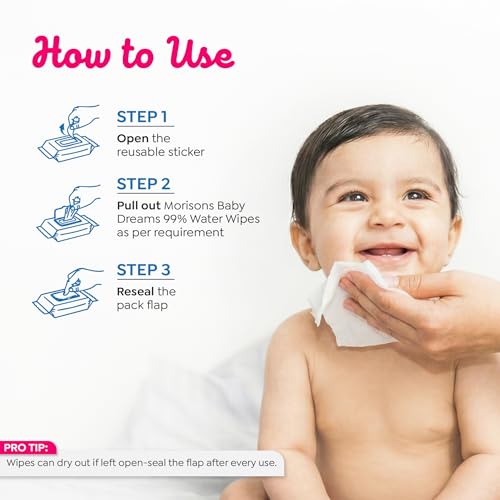 Image of Morisons Baby Dreams 99% Water Wipes