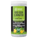Yard Odor Eliminator with Citrus Surge – Outdoor Pet Odor Eliminator for Dog Urine & Poop Smell – Artificial Grass, Lawn, Kennel, Patio Deodorizer – Long Lasting Natural Granules – Pet Safe