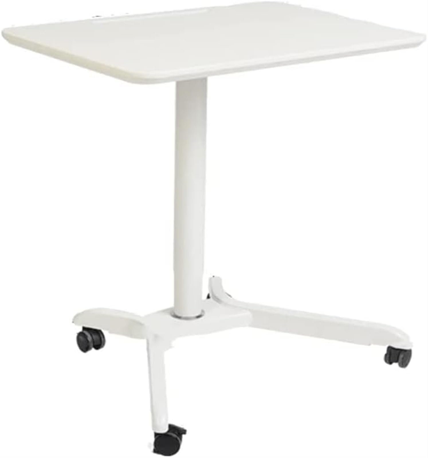 MYUYEE Luxury Overbed Table With Wheels Rolling Laptop Table Overbed Desk Rolling Laptop Stand Over Bed Desk Laptop Desk (A)