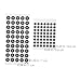 UTHCLO 4sheets Scanning Reflective Tape Stickers Precision Markers for Scanner Tracking for Library Scanner and