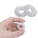 JZK 10 x Massage Ring + 2 x Handgelenk Massage Ring, Chinesische Medizin Finger Massage Ring für Teens, Anti Stress, Erwachsene, Wellnessmassage zur Entspannung