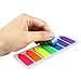HEHALI 10 Sets Neon Page Marker Colored Index Tabs Flags Fluorescent Sticky Note for Marking for Page Marker 1400 Pieces