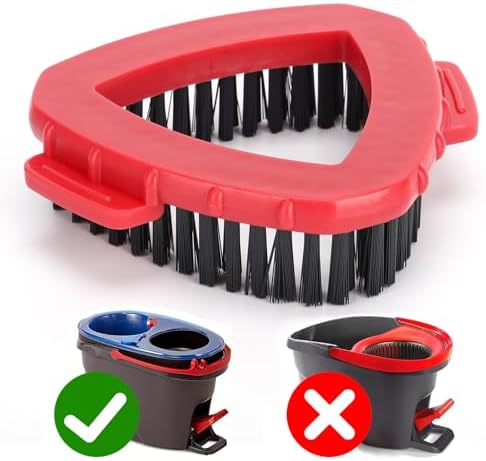 2-Pack Replacement Scrub Brush Heads - Compatible With Spin Mop 1 Tank System - View #4