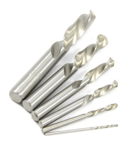 Forney 20510 Drill Assortment, Industrial Pro Left Hand Hss Screw Machine Length Stubby, 6-Piece #TOP3