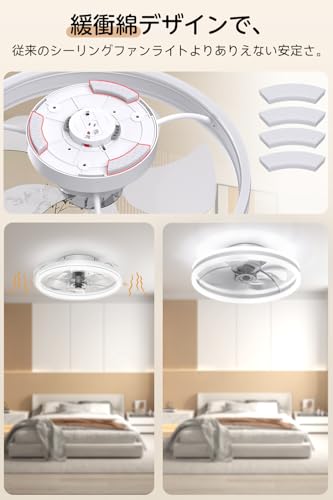 Coizabera シーリングファンライト 50cm 8-10畳