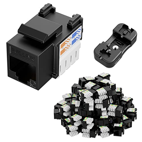 Insertos Keystone Cat6 RJ45 Iwillink adaptadores de red de 90 grados para paneles