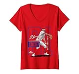Womens Cristopher Sanchez | Philadelphia Pro Player | MLBCSA202M V-Neck T-Shirt