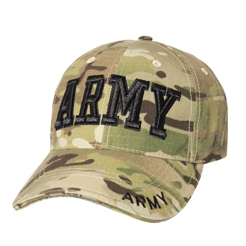 Rothco 21931 Deluxe Army Embroidered Low Profile Insignia Cap Color : Multicam
