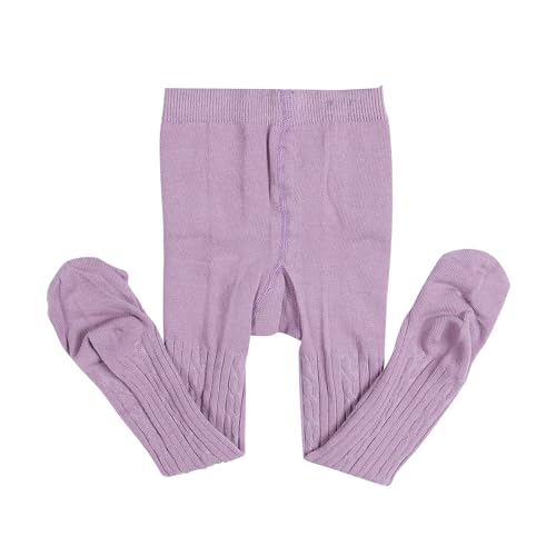 Baby Girl Tights Thick Cable Knit Leggings Solid Color Pantyhose Cotton Stockings for Infant Toddler