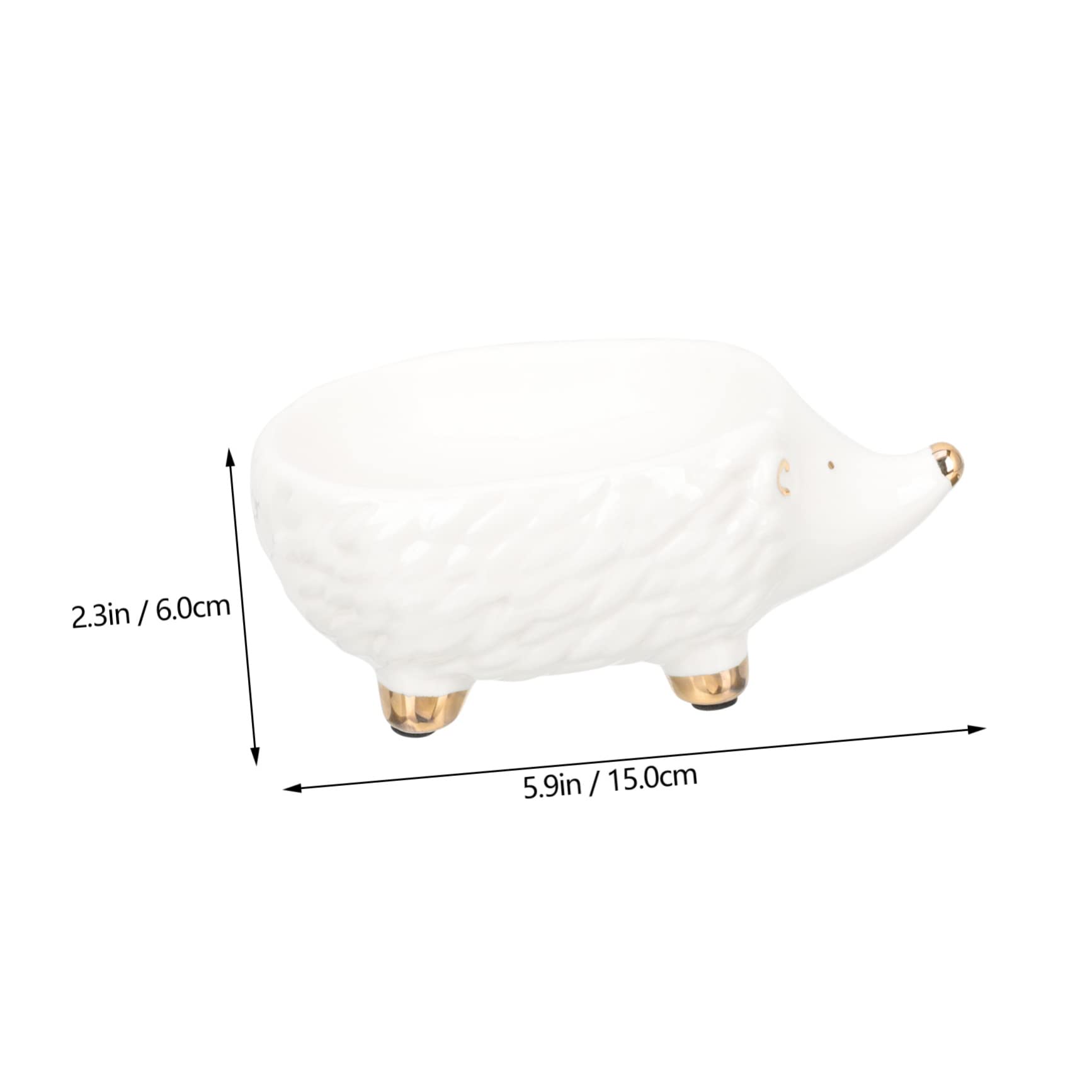 BEBEMOKO Organize Your Bath Boxes Sturdy Ceramic Holder Quick Drainage for Clean Bath