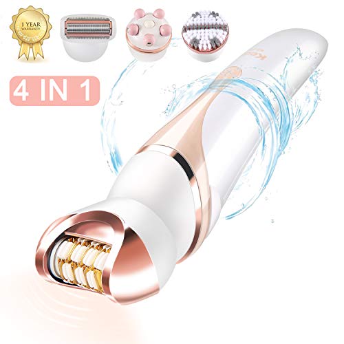 Rasoir électrique Lovebay Lady shaver 4 en 1 Usb pour femme pour une utilisation sur les jambes, les aisselles et la zone de bikini, les rasoirs et les épilateurs mouillés et secs.
