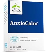 Terry Naturally AnxioCalm - 75 Tablets - Fast-Acting, Non-Drowsy, Non-Addictive Formula - Safe fo...