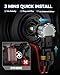 Marsauto 9012 Bulb, 30000LM Brightness Output 6000K Cool White,9012 HIR2 Fog Bulbs IP68 Waterproof 60000Hrs Lifespan, 3Mins Installation, 2 Pack