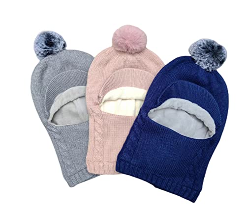 Baby Winter Hat Scarf Set, Unisex Infant Toddler Kids Hat Scarf4