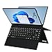 Ordenador Portatil KUU 2 en 1,Windows 11 Laptop, 360° Táctil Convertible Notebook, I3 1115G4 Procesador 512GB SSD 14.1 Pulgadas HD Pantalla IPS Desbloqueo de Huellas Dactilares Teclado Retroiluminado