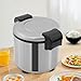 Commercial Rice Cooker 23L/6Gal Commercial Stainless Steel Electric Rice Warmer 100 Cup Commercial Food Warmer with One-Touch Operation Industrial 100 Cup Rice Cooker
