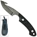 Armory Replicas Deep Aversion Fixed Blade Tactical Neck Knife - Full Tang, Gut Hook, Stainless Steel Blade, ABS Handle, 28-Inch Chain