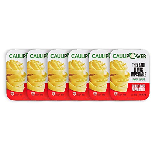 CAULIPOWER Pappardelle Cauliflower Pasta, Frozen (6 Pack)