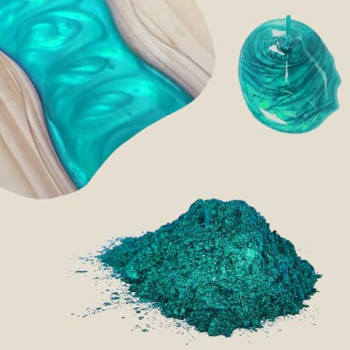 Image of Mica Powder Set (Pack of 12) - Vibrant, Cosmetic-Grade Pigments for Resin Art, Soap Making, DIY Crafts, Epoxy Resin, and More - Non-Toxic, Multicolor Powder