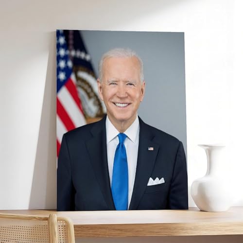 Impression sur toile Joseph Biden pour décorer un cabinet - 7
