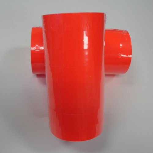 Monarch 1131 Red Label Gun labels, One case 8 sleeves, 160,000 labels Florescent red