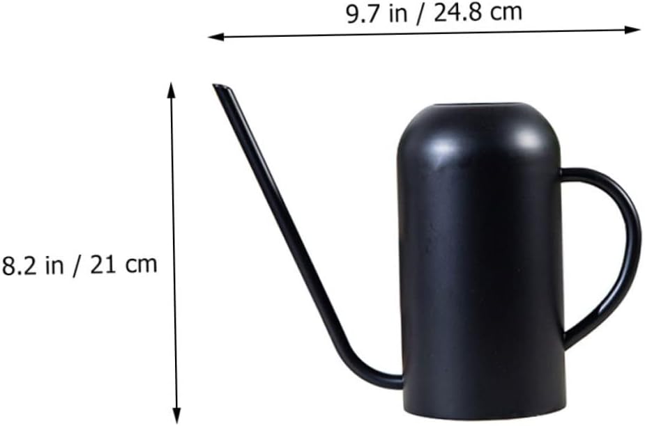 Watering can,2pcs Spout Watering Kettle Houseplant Watering Can Watering Can Indoor Metal Water Jug Home Watering Pot Garden Supplies Gardening Water Can Flowers Succulent Watering Pot(Blackx3pcs)