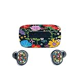 MightySkins Skin Compatible with Skullcandy Sesh True Wireless Earbuds - Cartoon Bloom | Protective, Durable, and Unique Vinyl Decal wrap Cover | Easy to Apply and Change Style | Made in The USA
