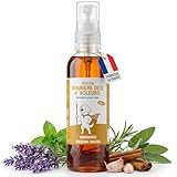 Museau & Co Vinaigre des 4 Voleurs 100ml Chien et Chat   Parasites, Brillance du Poil, Anti Démangeaison Naturel, Remède de Grand mère Fabriqué en France